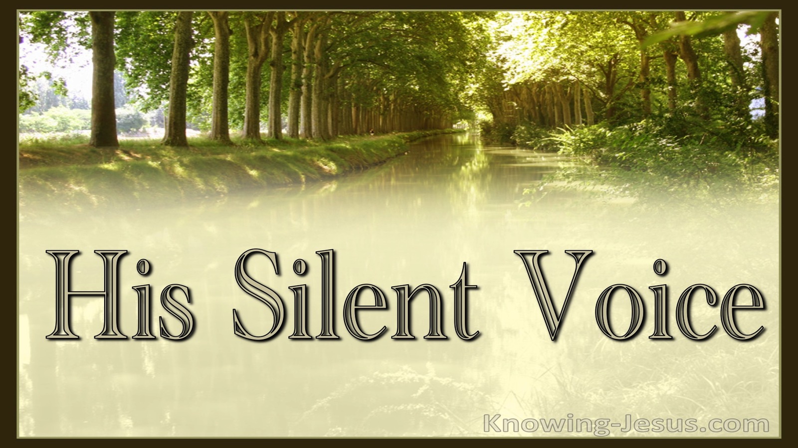 His Silent Voice (devotional)04-05 (sage)